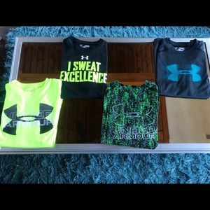 4 boys under Armour T-shirt’s
